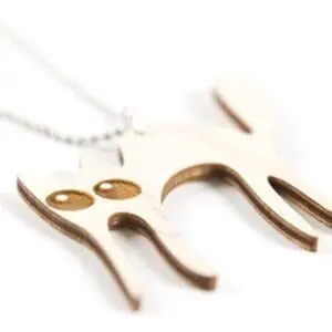 lasergesneden hanger poes / kat - laser cut pendant laser cats