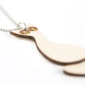 lasergesneden houten kat / poes - Laser cats - Laser cut necklace / pendant cat - lasercat