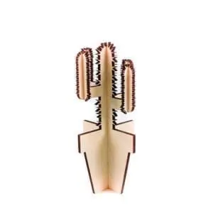 lasergesneden houten cactus / bloemen - laser cut wooden cactus / flowers