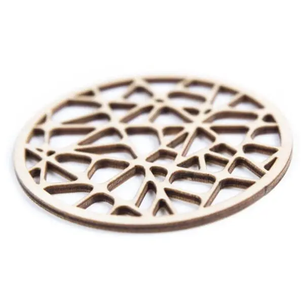 houten onderzetters - laser cut coasters