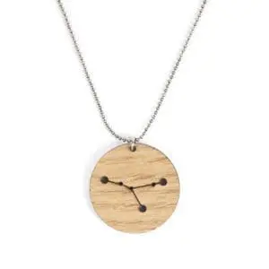 Lasergesneden houten ketting / hanger constellations / sterrenbeeld - Lasercut wooden necklace / pendant constellations
