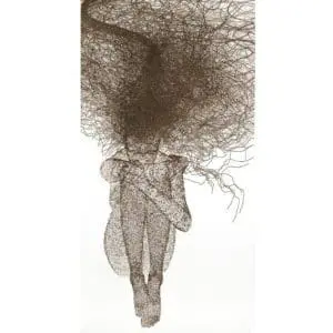 Gegraveerde illustratie lasergesneden - engraved lasercut wall decoration