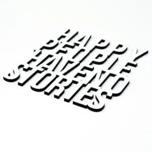 quote happy people have no stories white 2