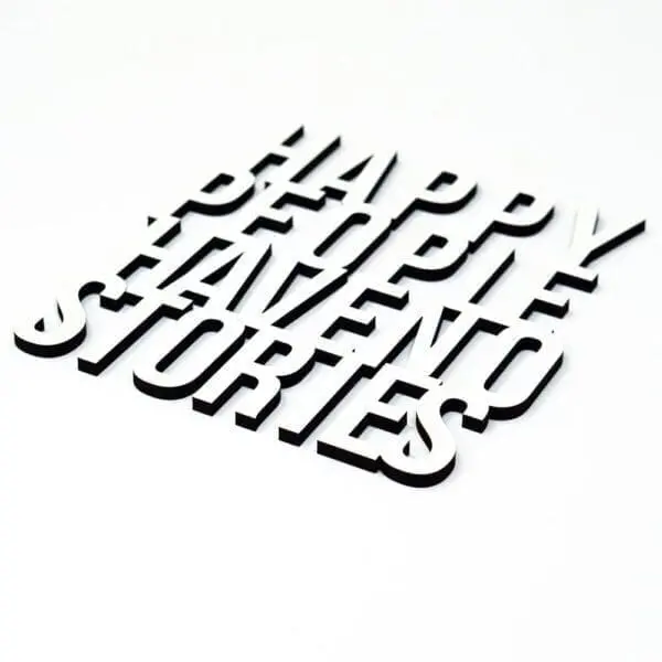quote happy people have no stories white 2
