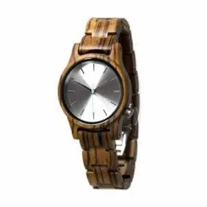 Houten Horloge - Sahara - Zebrano - 35 mm
