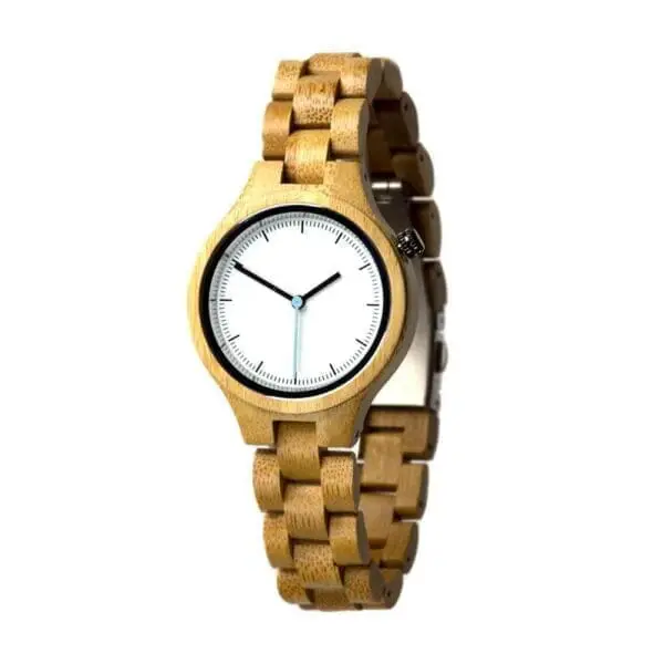 Houten Horloge - Toendra - Bamboe - 35 mm
