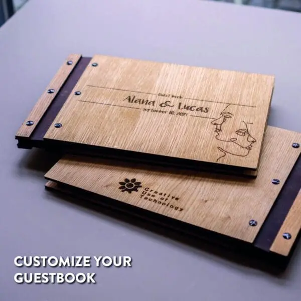 Gastenboek trouwerij met eigen ontwerp