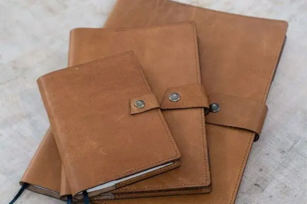 Leather notebook refillable - Make your own design