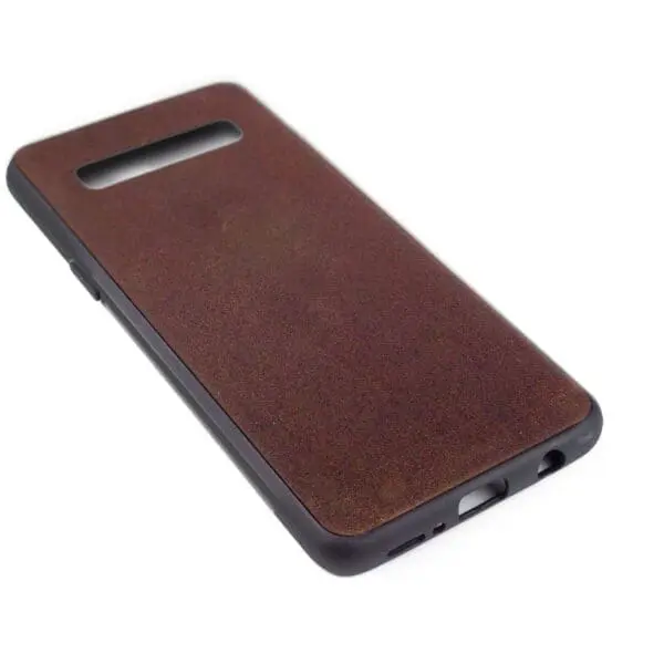 Leren Telefoonhoesje Samsung S10 PLUS - Bumper case - Afbeelding 4