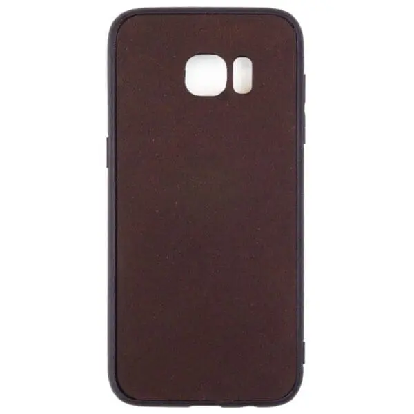 Samsung S7 Edge hoesje - leren case - leren telefoonhoes