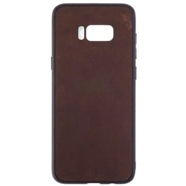 Samsung S8 PLUS hoesje - leren case - leren telefoonhoes