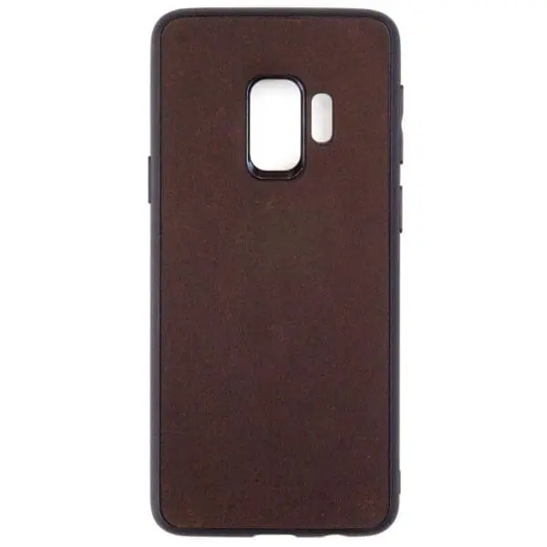 Samsung S9 hoesje - leren case - leren telefoonhoes