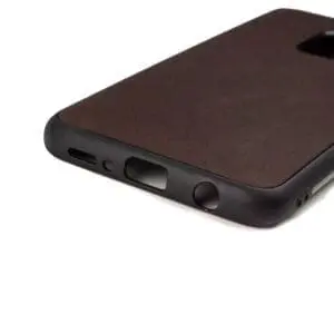 Samsung S9 hoesje - leren case - leren telefoonhoes