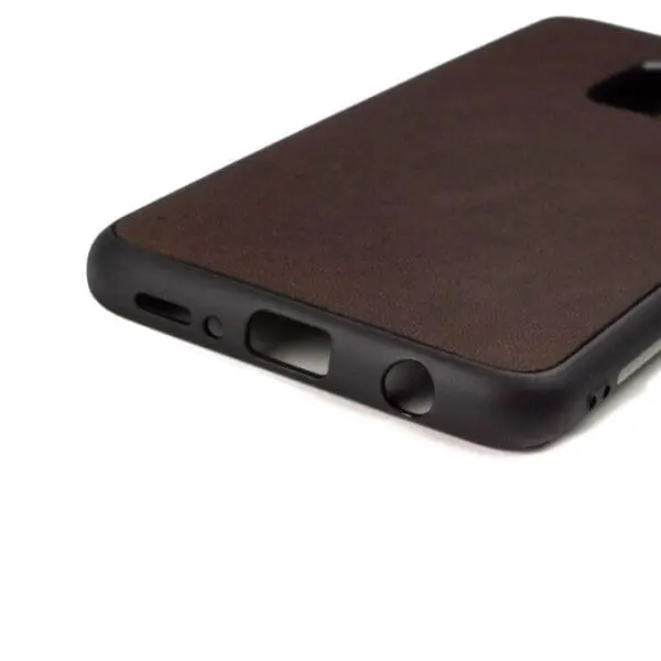 Samsung S9 hoesje - leren case - leren telefoonhoes
