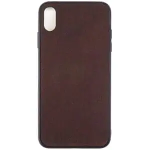 Iphone XS MAX hoesje - leren case - leren telefoonhoes