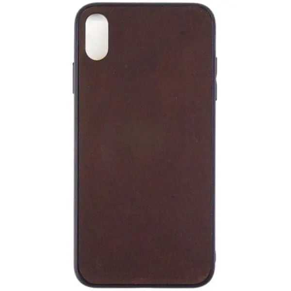 Iphone XS MAX hoesje - leren case - leren telefoonhoes