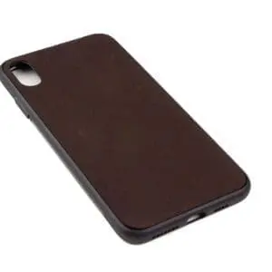 Iphone XS MAX hoesje - leren case - leren telefoonhoes