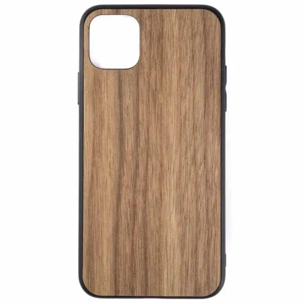 Handyhülle aus Holz iPhone 11 Pro Max - Stoßfängerhülle – Bild 3