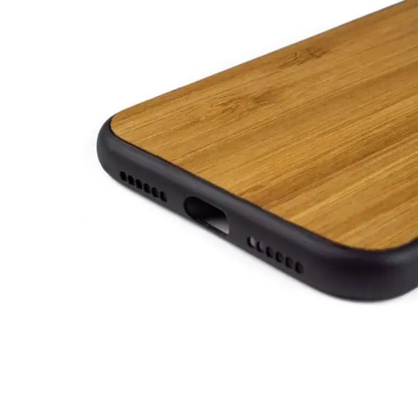 Handyhülle aus Holz iPhone 12 Pro - Stoßfängerhülle – Bild 3