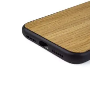 iphone XS hoesje - bumper case - houten telefoonhoes