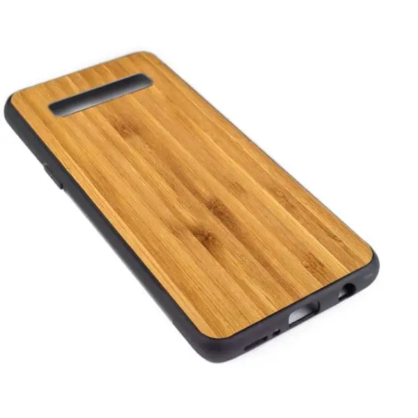 Houten Telefoonhoesje Samsung S10 PLUS – Bumper case - Afbeelding 3