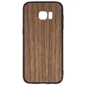 Samsung S7 Edge hoesje - bumper case - houten telefoonhoes