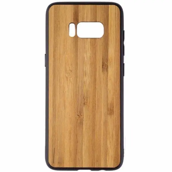 Samsung S8 hoesje - bumper case - houten telefoonhoes