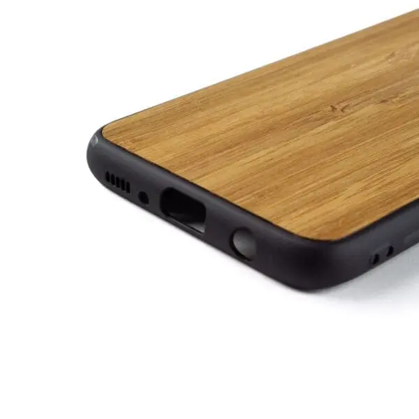 Samsung S8 hoesje - bumper case - houten telefoonhoes