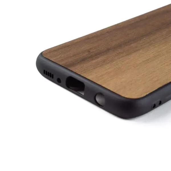 Samsung S8 hoesje - bumper case - houten telefoonhoes