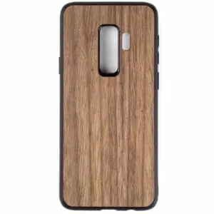 Samsung S9 PLUS hoesje - bumper case - houten telefoonhoes