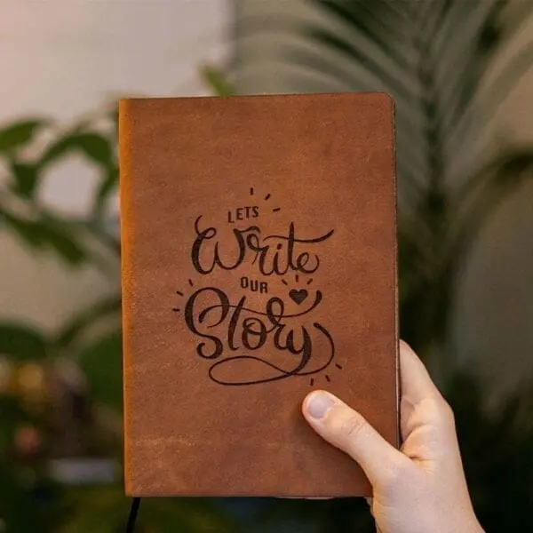 Carnet en cuir - créez votre propre design