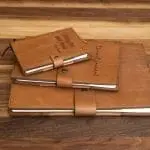 Leather notebook refillable - Make your own design