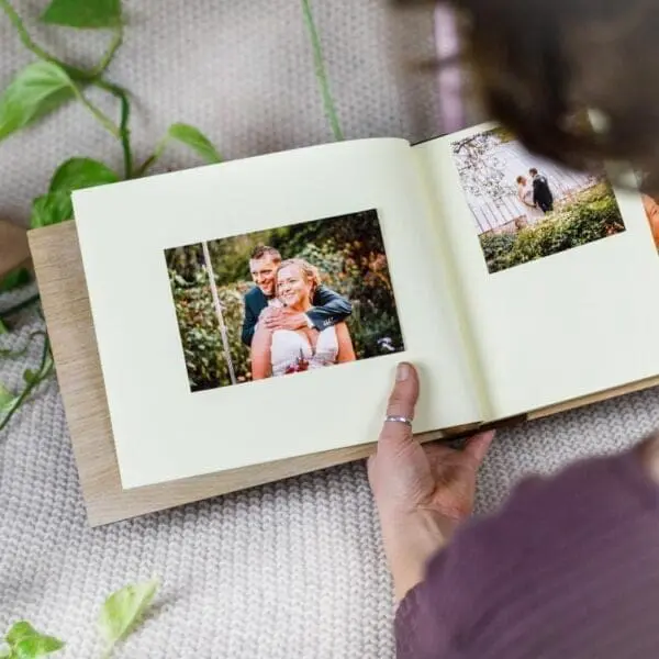 Houten trouwfotoboek - Maak je eigen ontwerp - Afbeelding 2