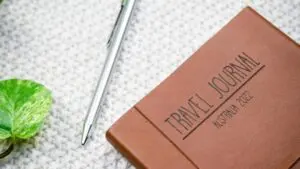 Reisdagboek, notitieboekje personaliseren