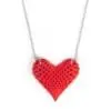 3D geprint hart ketting - 3d printed heart / necklace