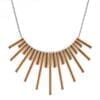 laser cut wooden necklace / necklace - Laser cut wooden necklace / necklace