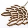 lasergesneden houten ketting / collier - Laser cut wooden necklace / collier