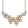 lasergesneden houten ketting / collier - Laser cut wooden necklace / collier