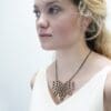 houten collier wings - lasergesneden ketting / collier / lasercut necklace