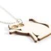 lasergesneden houten kat / poes - Laser cats - Laser cut necklace / pendant cat - lasercat