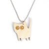 lasergesneden houten kat / poes - Laser cats - Laser cut necklace / pendant cat - lasercat