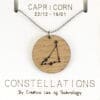 Lasergesneden houten ketting / hanger constellations / sterrenbeeld - Lasercut wooden necklace / pendant constellations