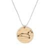 Lasercut wooden necklace / pendant constellations / zodiac sign - Lasercut wooden necklace / pendant constellations