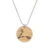 Lasergesneden houten ketting / hanger constellations / sterrenbeeld - Lasercut wooden necklace / pendant constellations