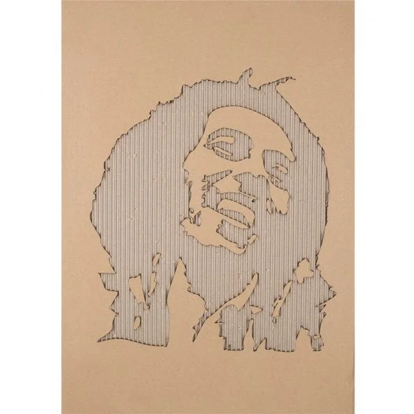 Gravierte Illustration lasercut - gravierte lasercut Wanddekoration