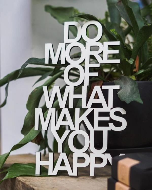 Houten letters - houten quote - lasergesneden