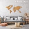 Wooden world map - Unique wall decoration for every interior