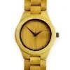 bamboe horloge met schakels