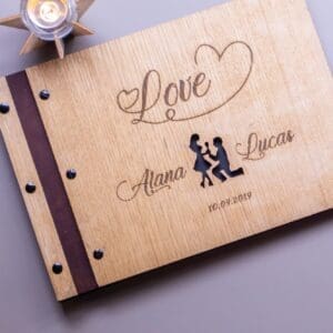 Livre d'or de mariage avec votre propre design