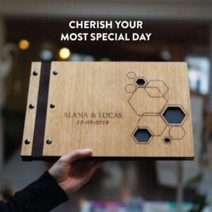 Livre d'or de mariage avec votre propre design